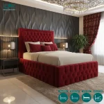 Chicago Upholstered Chesterfield Bed Frame With Ottoman Storage Options (8)