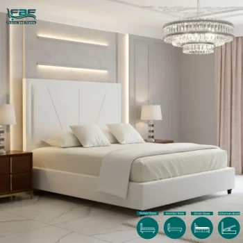 Contemporary Upholstered Bed Frame With Ottoman and Divan Storage Options