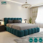 Ibiza Fabric Upholstered Bubble Ambassador Bed Frame With Ottoman Storage (9)