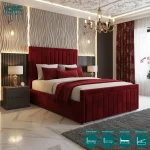 Madrid Luxury Upholstered Bed Frame With Ottoman and Divan Storage Options (12)