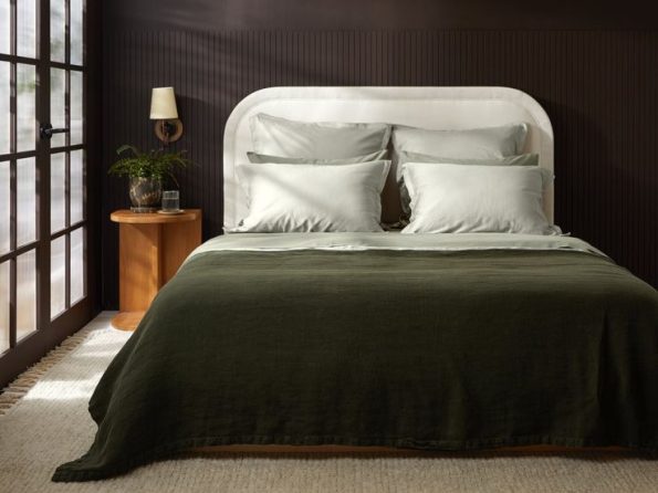 The Minimalist Linen Platform Bed