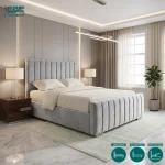 Bexford Upholstered Bed Frame with Divan and Ottoman Storage Options (2)