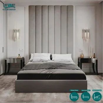 Cavendish Upholstered Bed Frame with Ottoman Storage Options