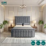 Elira Upholstered Bed Frame with Divan and Ottoman Storage Options (2)