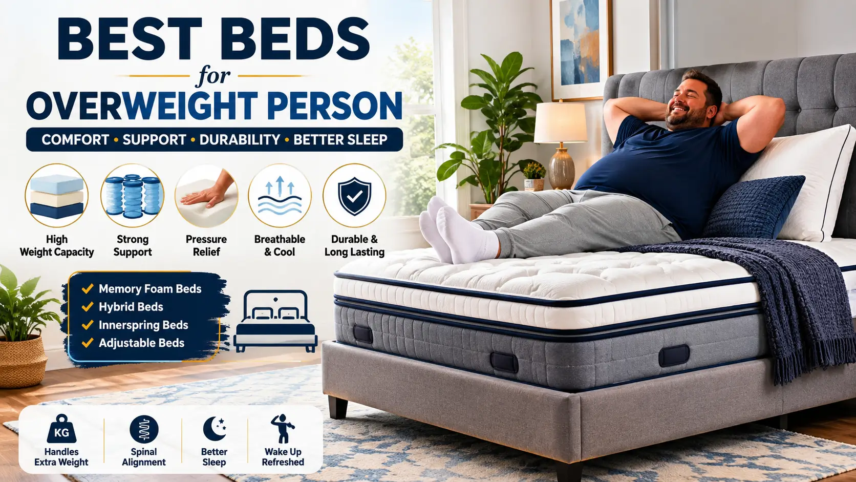 Best Beds for Overweight Person