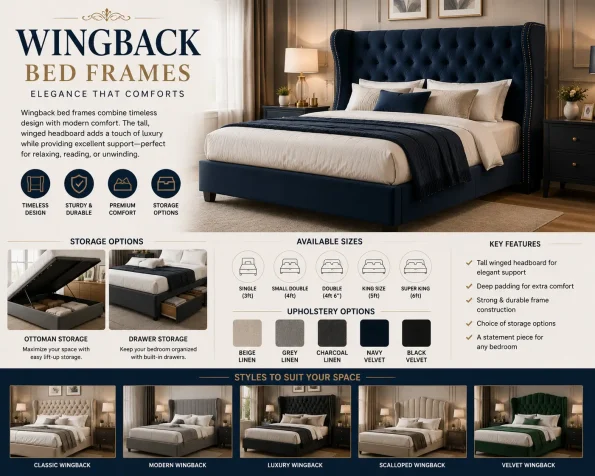 Wingback Bed Frames