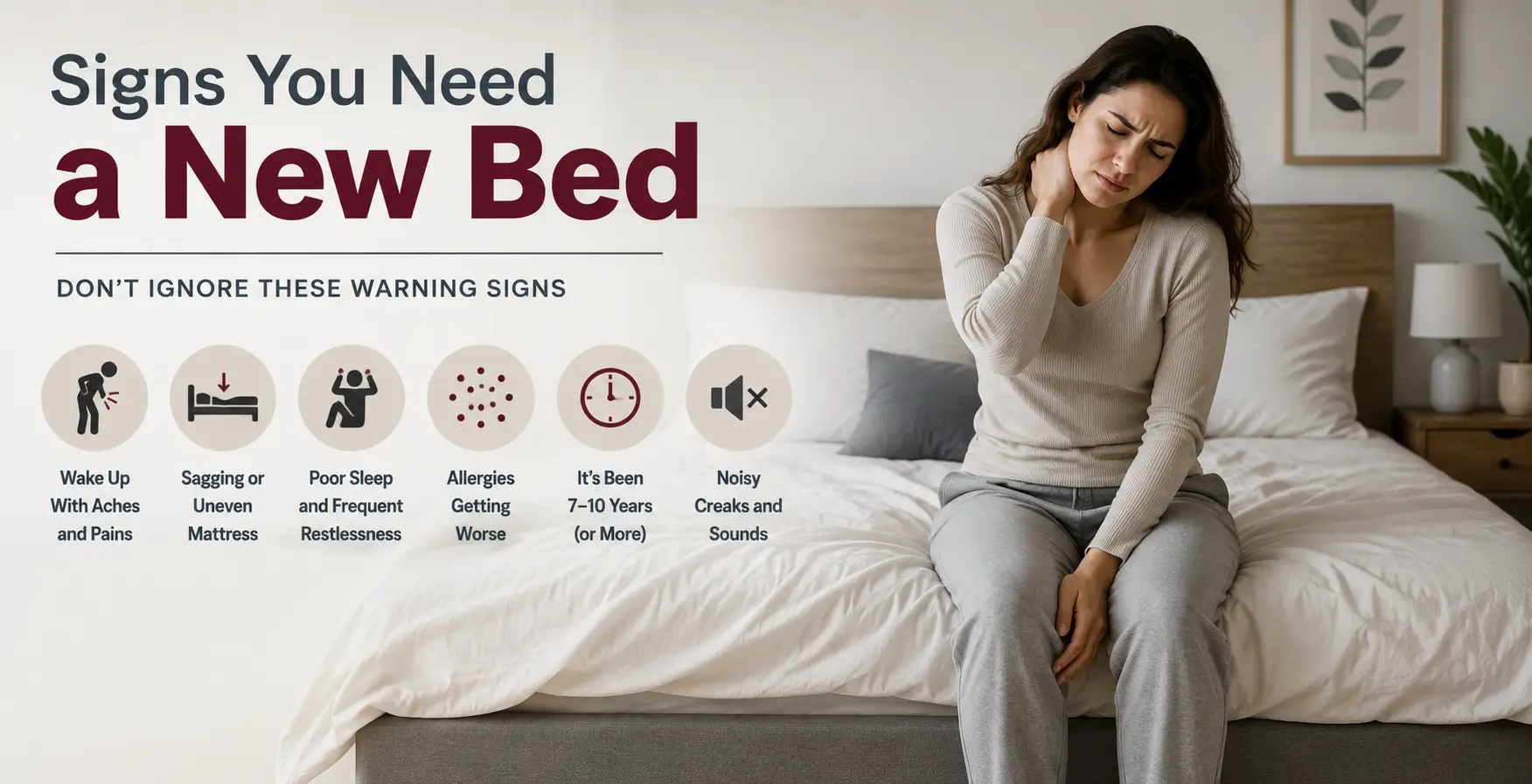 Signs You Need a New Bed 10 Clear Indicators It's Time to Upgrade Your Sleep
