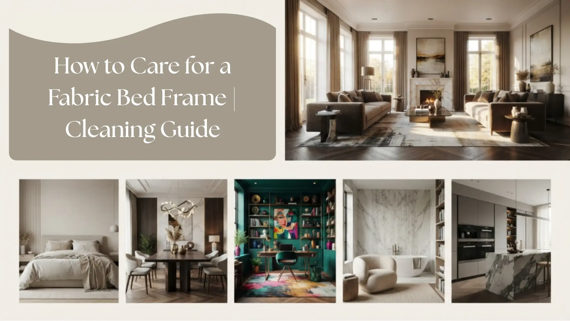 How to Care for a Fabric Bed Frame Cleaning Guide