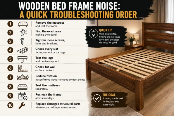 Wooden Bed Frame Noise: A Quick Troubleshooting Order