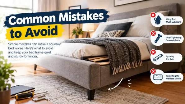 Common Mistakes to Avoid How to Stop a Squeaky Bed Frame 