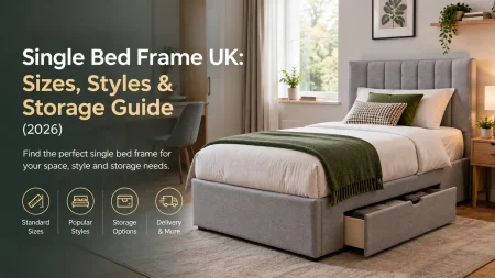 Single Bed Frame UK: Sizes, Styles & Storage Guide (2026)