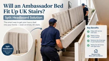 Will an Ambassador Bed Fit Up UK Stairs? Split Headboard