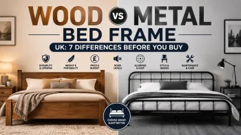 Wood vs Metal Bed Frame UK: 7 Differences Before You Buy
