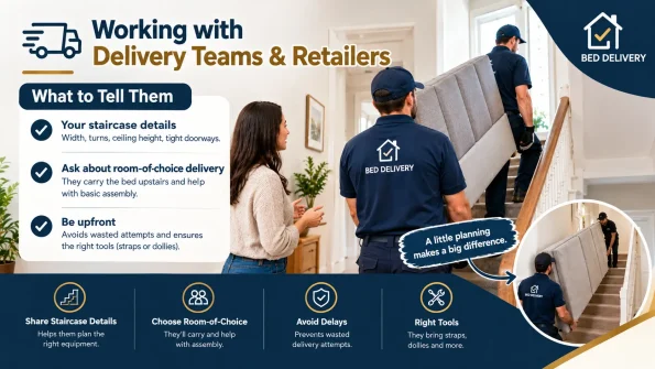 Working with Delivery Teams and Retailers ambassador bed fit up UK